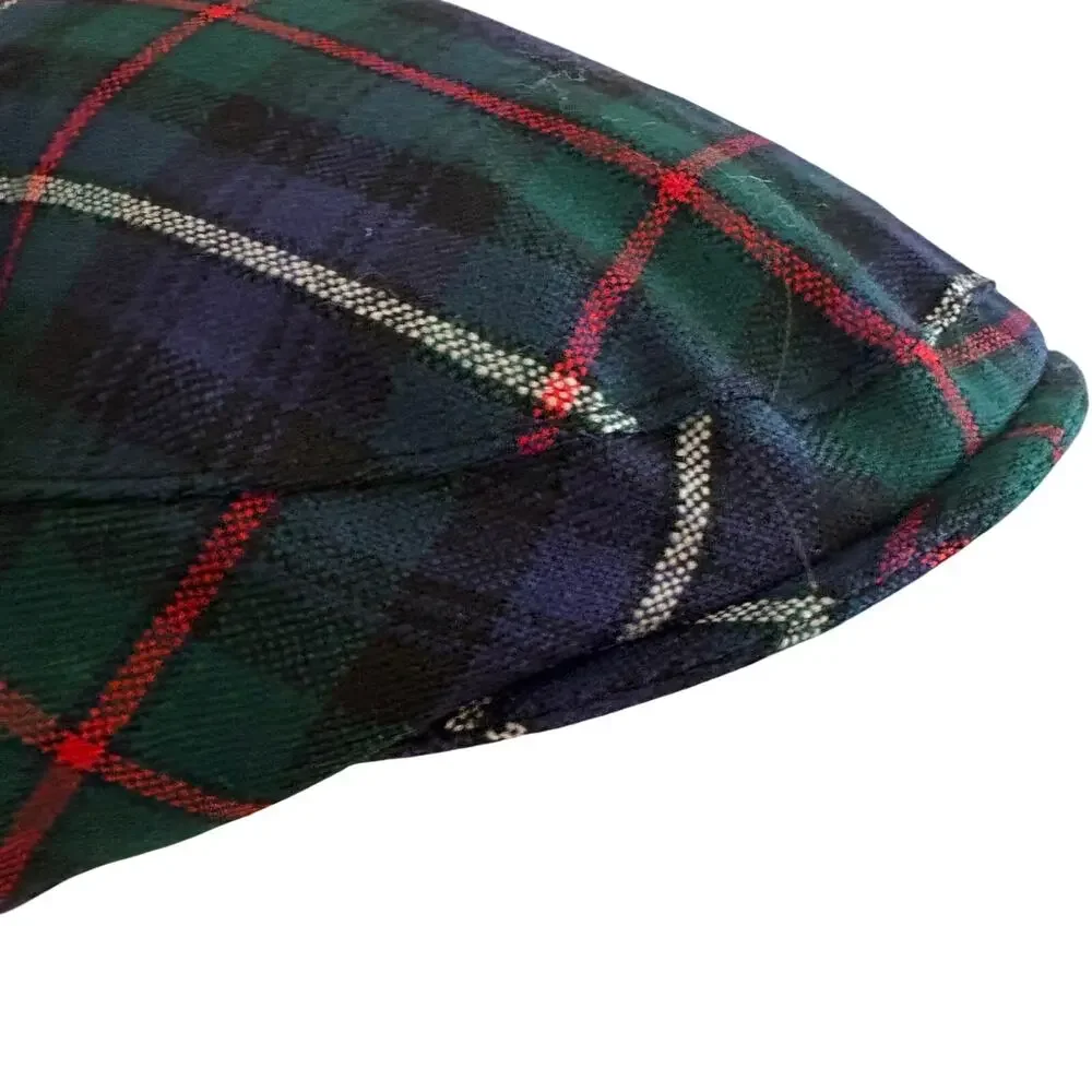 Ingles Buchan Scotland Wool Tartan Plaid Robertson Hunting Cap Hat Preppy